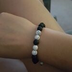 Howlite Stone Crystal Bracelet