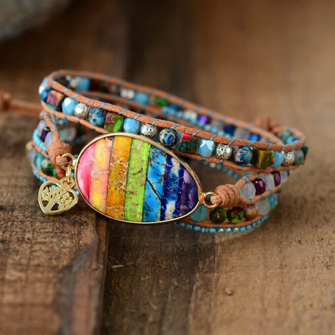 Chakra Wrap Bracelets - Image 3