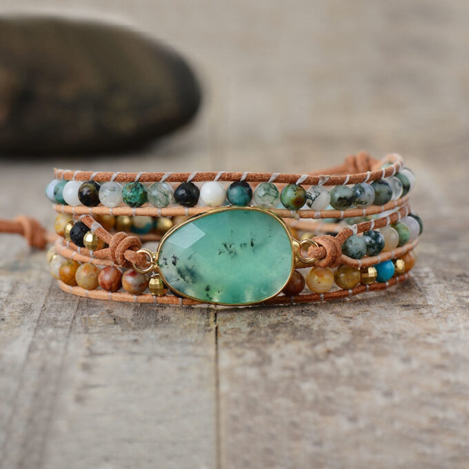 Prosperity Jade Wrap Bracelets