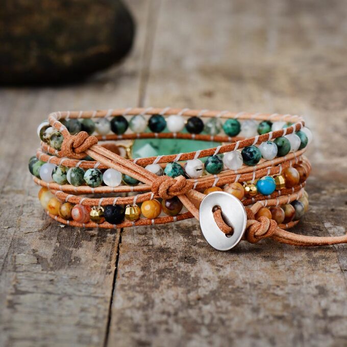 Prosperity Jade Wrap Bracelets - Image 4