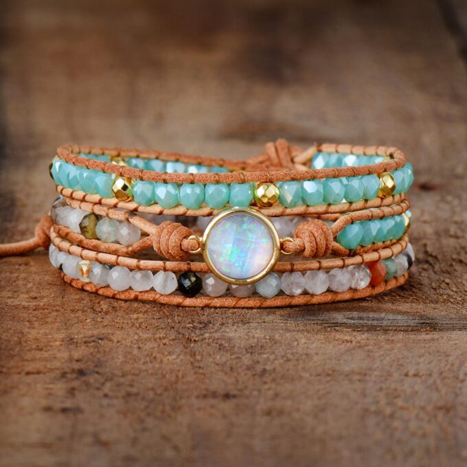 Zen Spirit Opal Wrap Bracelets