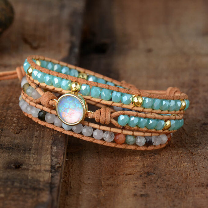 Zen Spirit Opal Wrap Bracelets - Image 4