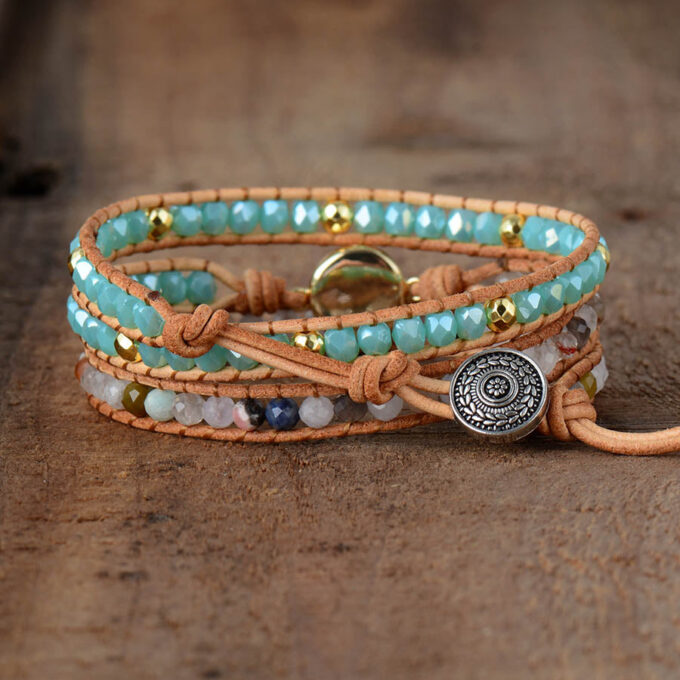 Zen Spirit Opal Wrap Bracelets - Image 3