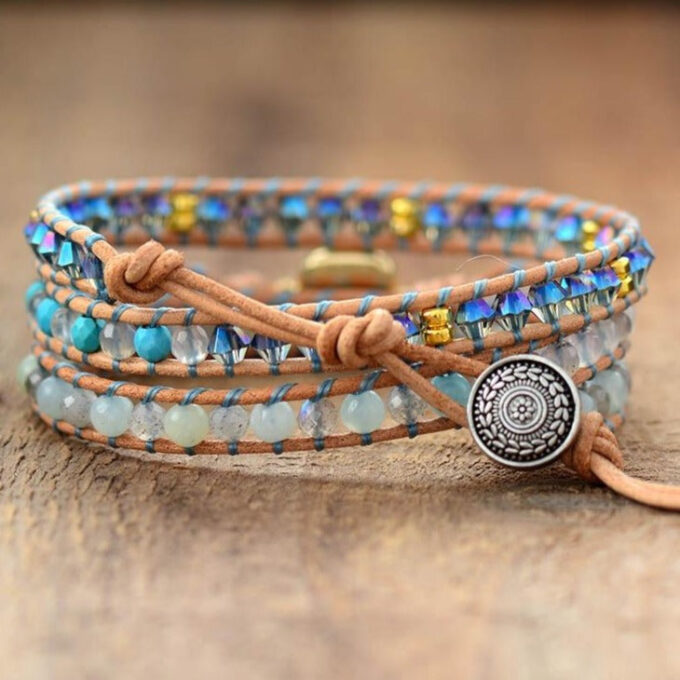 Calming Spirit Opal Wrap Bracelets - Image 2