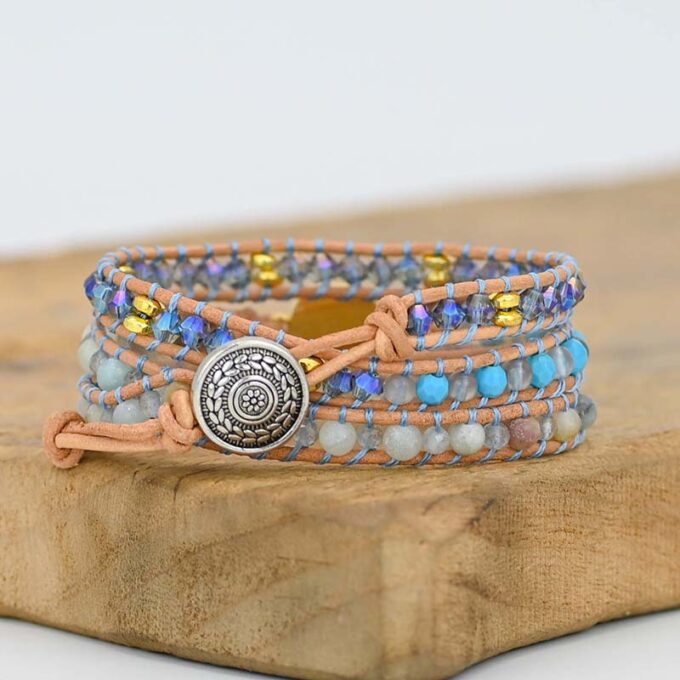 Calming Spirit Opal Wrap Bracelets - Image 3