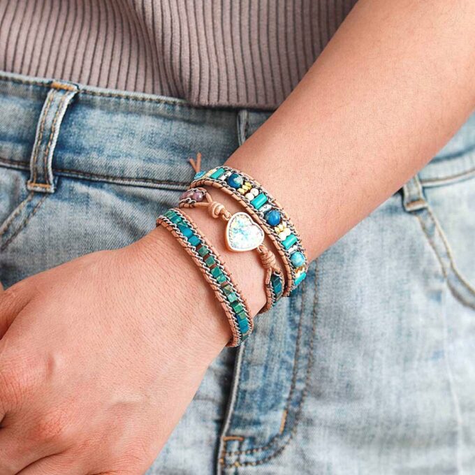 Intense Opal Wrap Bracelets - Image 2