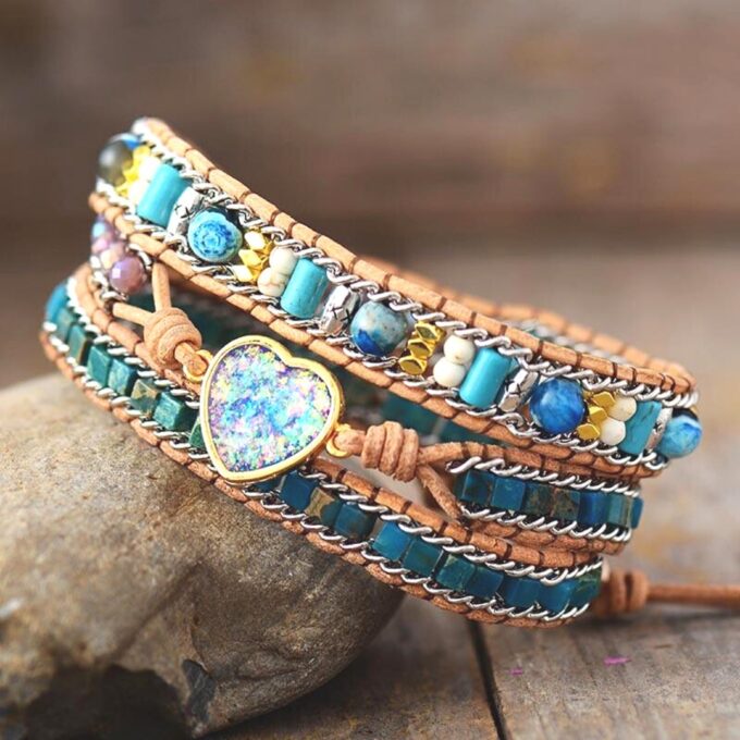 Intense Opal Wrap Bracelets - Image 3