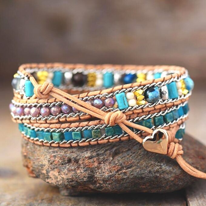 Intense Opal Wrap Bracelets - Image 4