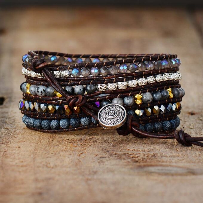 Powerful Force Onyx Wrap Bracelets - Image 5