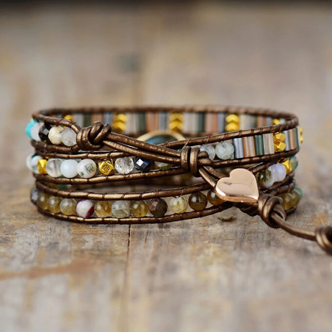 Protection Labradorite Wrap Bracelets - Image 3